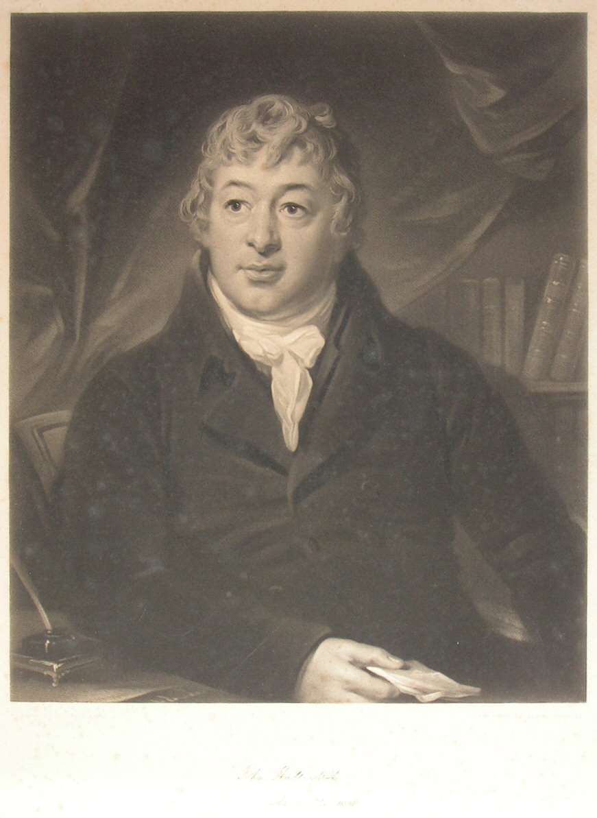 Mezzotint - John Hull M.D. Manchester 1808 - Cousens